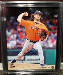 GERRIT COLE AUTOGRAPHED HOUSTON ASTROS PHOTO 202//241